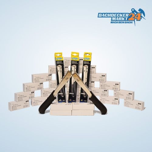 5 Hammertacker Rapid 19 mit 125000 Rapid Klammern 37/6